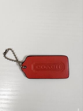 Coach Leather Hangtag